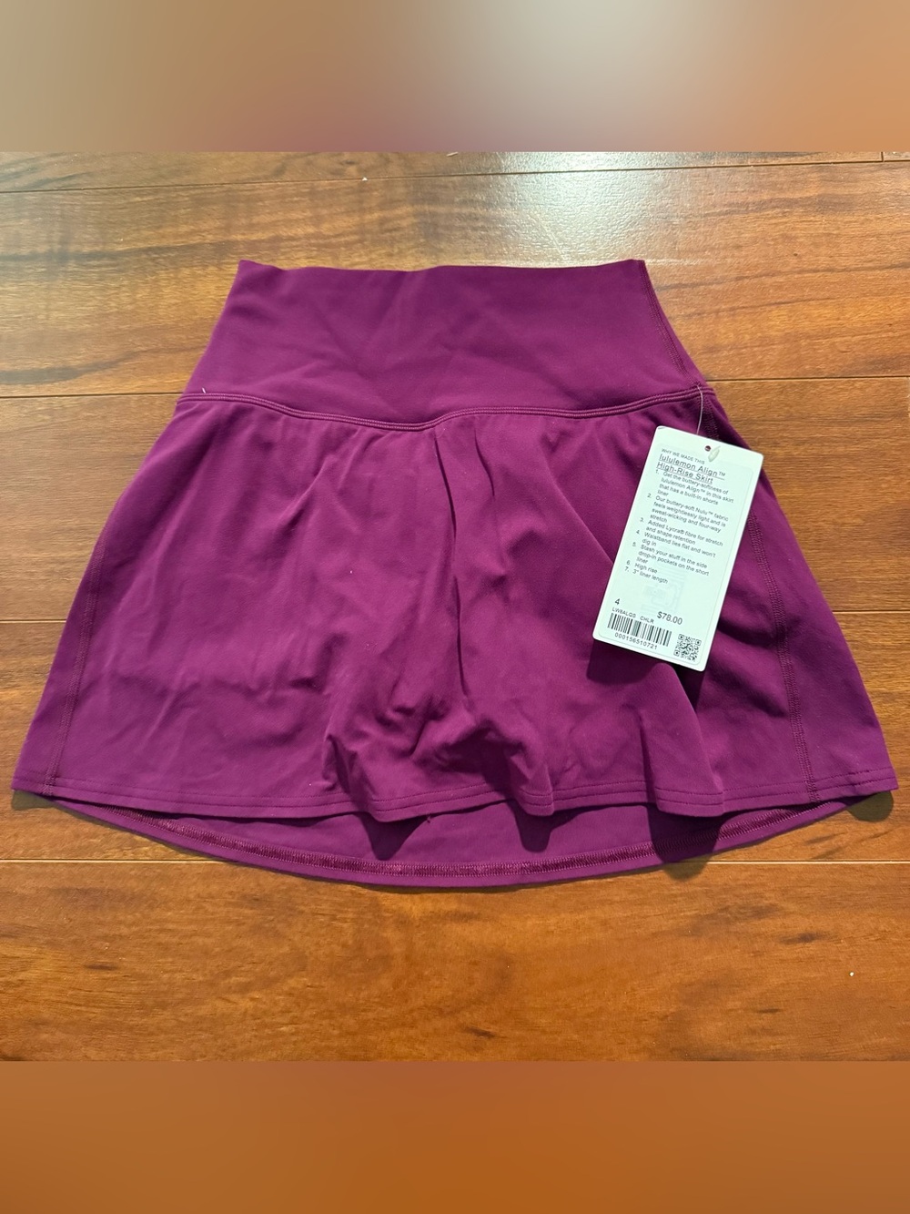 lululemon Chilled Grape Align High-Rise Skirt (NWT)